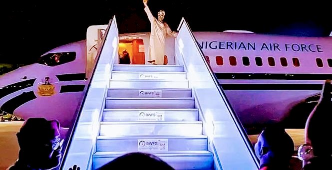 Breaking:President Asiwaju Bola Ahmed Tinubu departs India aboard ‘Eagle One’