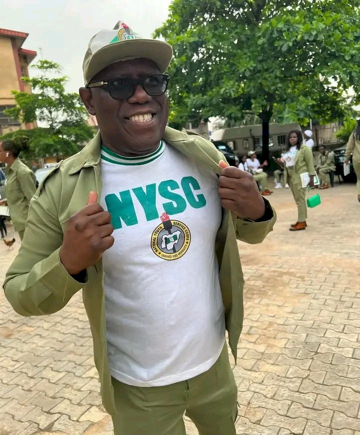 Kenny Ogungbe completes NYSC at 53