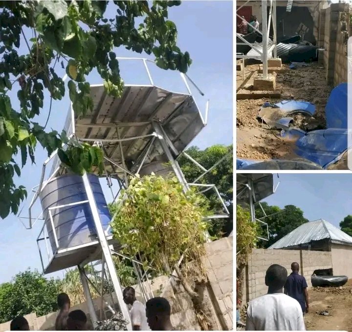 Overhead Water Tank Collapses, Kills Woman In Nasarawa