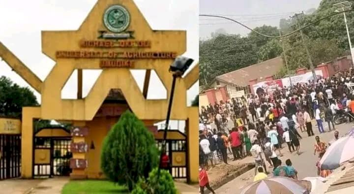 BREAKING:MOUAU Mgt Suspends academic activities Indefinitely,After MOUAU STUDENTS PROTEST OVER SCHOOL FEES HIKE.