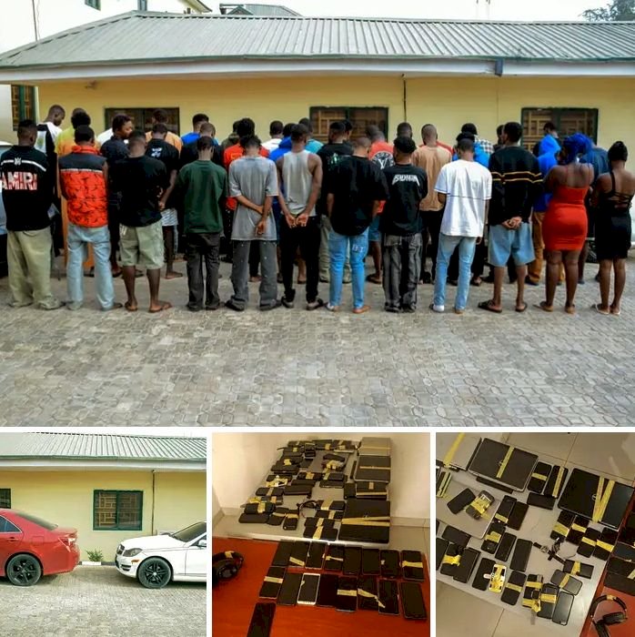 EFCC Arrests 40 Suspected Internet Fraudsters in Keffi and Abuja.